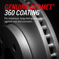 Power Stop 19-24 Acura RDX Rear Z17 Coated Brake Kit