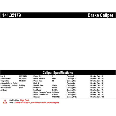 SEMI-LOADED BRAKE CALIPER