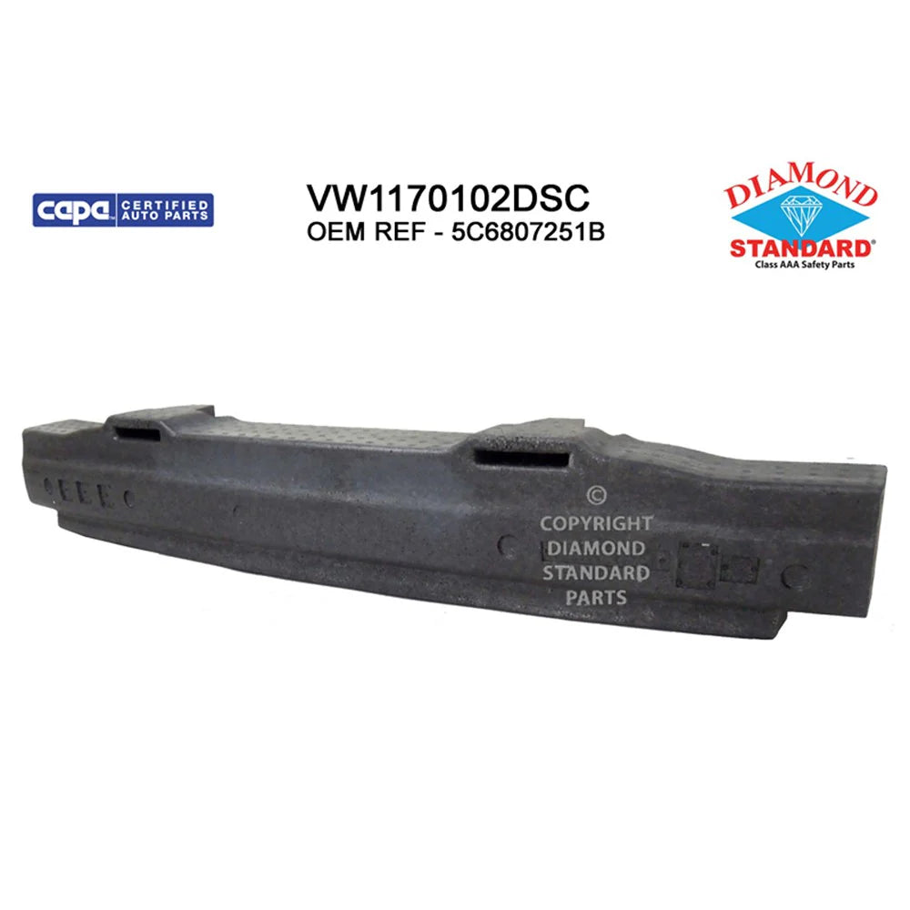 CAPA 1114 VOLKSWAGON JETTA SEDAN RR ABSORBER