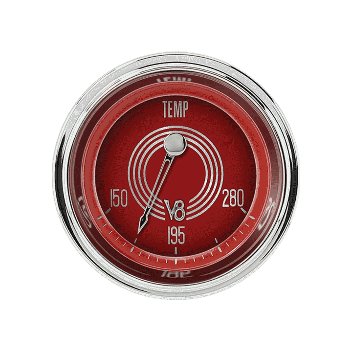 CLASSIC INSTRUMENTS red auto part