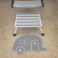 STEP STOOL ALUMINUM PLATFORM STEP FIXED HEIGHT
