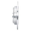 R1 16-25 Honda Pilot Rear Left Drilled & Slotted Silver Brake Rotor