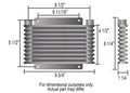 9 Row Plate & Fin Cooler (1/2in FPT)