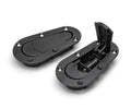 AeroCatch Plus Flush Hood Latch and Pin - Black - No lock