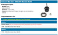 MOOG 98-03 Mercedes-Benz ML320 Front Lower Ball Joint