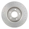 Brembo 04-13 Mazda 3 Rear Premium Xtra Cross Drilled UV Coated Rotor
