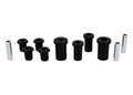 Control arm - lower inner rear bushing 8 Bushings 3 Tubes Grease