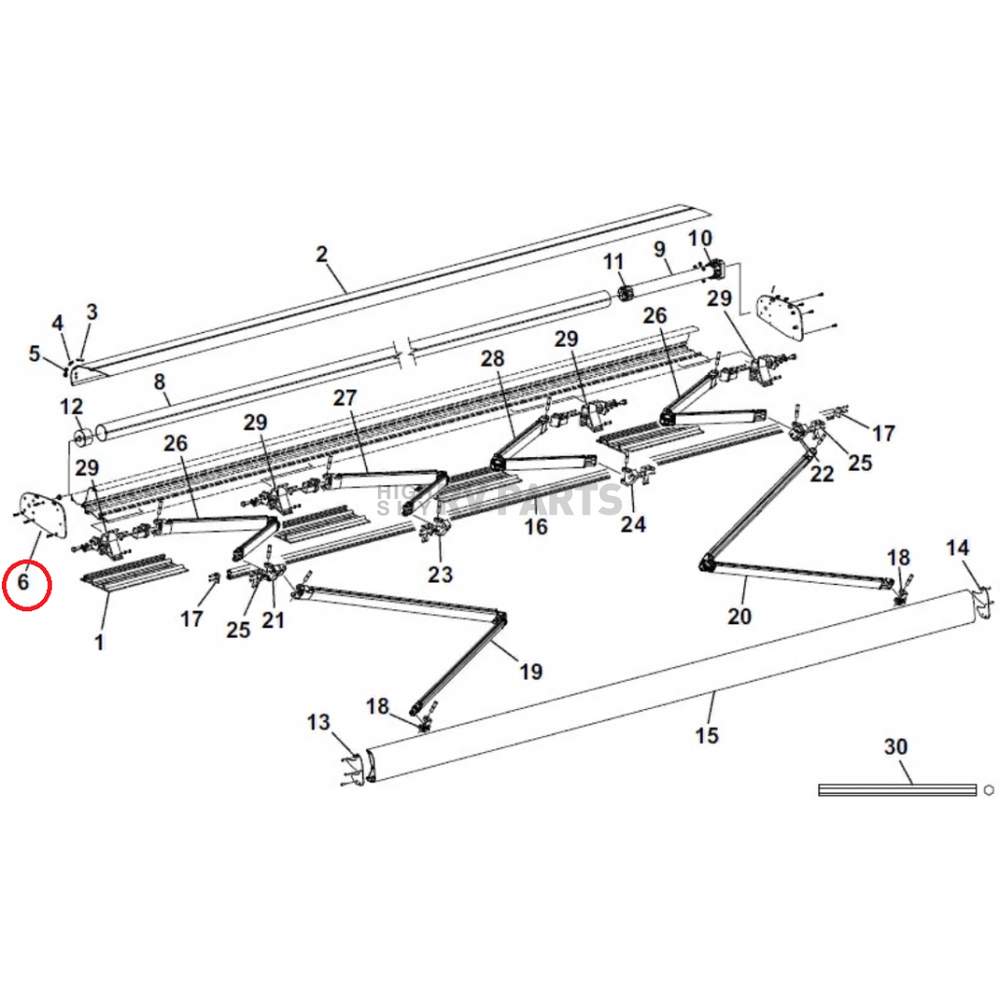 KIT END PLATE ASSY LH I