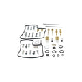 All Balls Racing 06-07 Honda VT1100C2 Carburetor Rebuild Kit