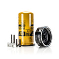 ~(3.3 lbs. 8X6X6)~ 2001 - 2017 Duramax 6.6L Fuel Filter Adapter To Convert To Caterpillar Spin On Filter