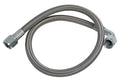Fragola -8AN Hose Assembly Straight x 90 Degree Steel Nut 30in