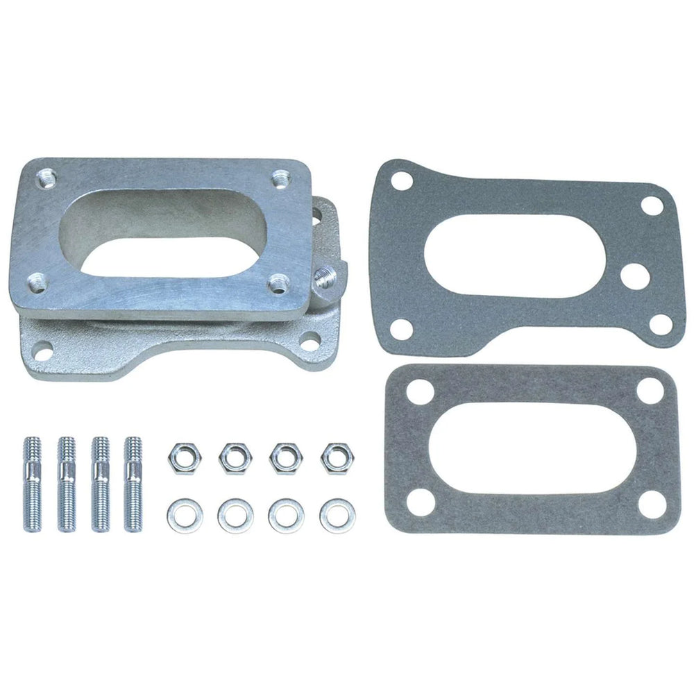 13/4 IN. TALL WEBER DGV TO TOYOTA 20R CARBURETOR ADAPTER CAST ALUMINUM195964 PONTIAC ENGINES