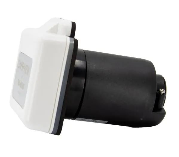 SAFEVIEW SMART RV POWER INLET 50 AMP WHITE