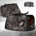 CRYSTAL HOUSING HEADLIGHTS SMOKE