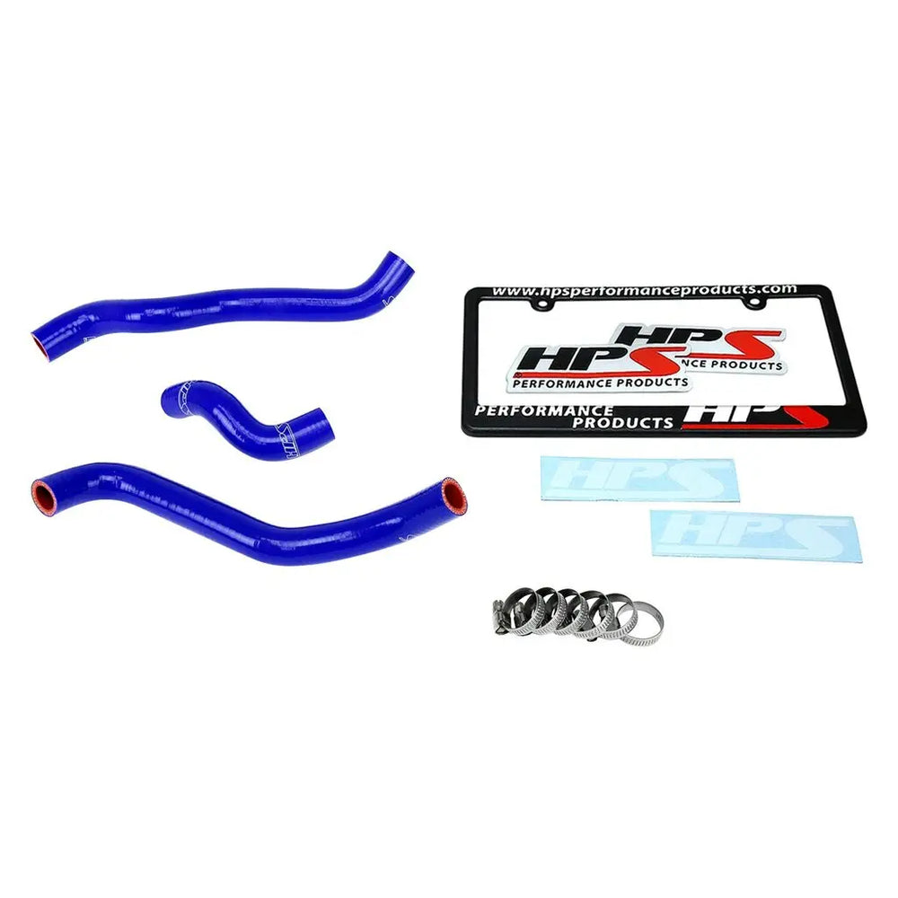 HPS Performance Blue Reinforced Silicone Heater Hose Kit for Nissan 03-06 350Z LHD