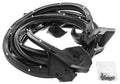 Door Weatherstrip with C lips and Molded Ends