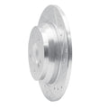 R1 07-13 Mercedes-Benz CL550 Rear Right Drilled & Slotted Silver Brake Rotor