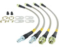StopTech 08-10 Mitsubishi Lancer Ralliart Stainless Steel Rear Brake Lines