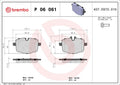 Brembo 11-16 BMW 550i Premium Low-Met OE Equivalent Pad - Rear