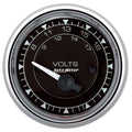 AutoMeter Chrono 2-1/16in 18V Electric Voltmeter Gauge - Chrome