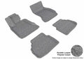 3D CLASSIC FLOOR MAT 2 ROW SET GRAY