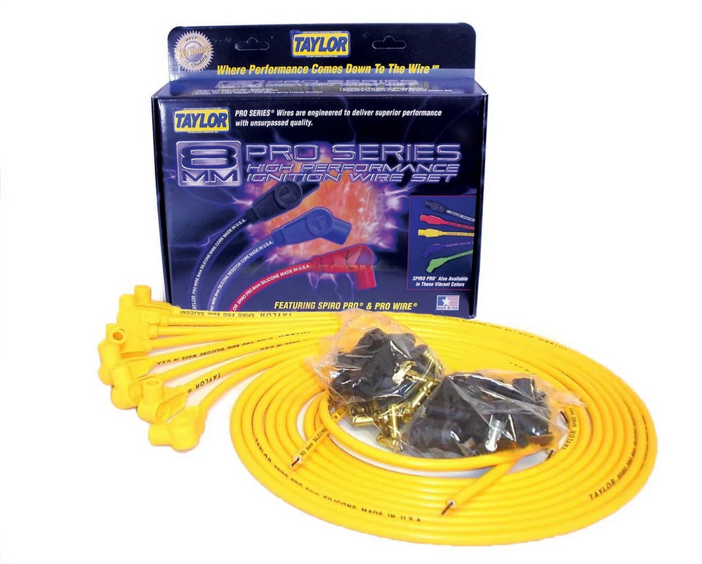 8MM SPIROPRO UNIV 8 CYL 90 YELLOW