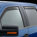 WeatherTech 04-08 Ford F150 Super Crew Front and Rear Side Window Deflectors - Dark Smoke