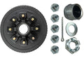 HUB/DRUM ASSEMBLY LOADED 7000LB CAPACITY 8 X 6.5 9/16IN18 12IN BRAKES