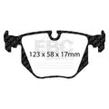 EBC 04-06 BMW X3 2.5 (E83) Greenstuff Rear Brake Pads