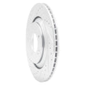 DFC 19-25 Hyundai Elantra N Rear Left Drilled & Slotted Silver Brake Rotor