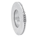 DFC 16-25 Honda Civic Sedan Front Right Drilled & Slotted Silver Brake Rotor