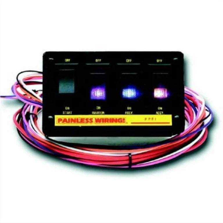 4 SWITCH LGHT N/F PANEL W/WIR