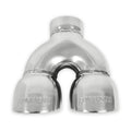 Exhaust Tip Exhaust Tip Dual 3.5 Inch Rolled Angle Polished SS Fits 2.50 Inch Tubing-Weld On Flowmaster
