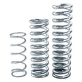 QA1 3-1/2in ID Tapered Spring - 8in Length x 375lbs/in - Chrome Plated