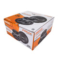 QA1 3-1/2in ID Tapered Spring - 8in Length x 500lbs/in - Chrome Plated