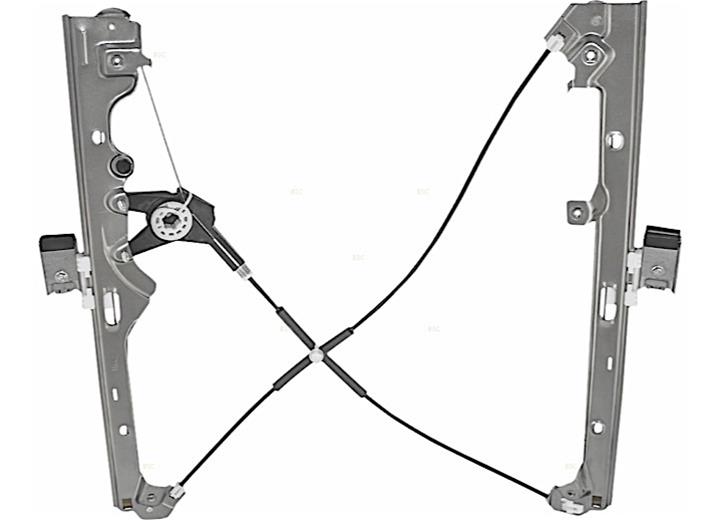 RH FRONT DOOR GLASS REGULATOR POWER; W/O MOTOR CHEVROLET SILVERADO/GMC SIERRA 1500 19992006