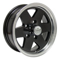 175/80R13 RADIAL TIRE W/WHEEL13X5 54.5BP SATIN BLACK LOAD RATING: C 6PLY RATED