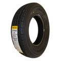 175/80R13 RADIAL TIRE W/WHEEL13X5 54.5BP SATIN BLACK LOAD RATING: C 6PLY RATED