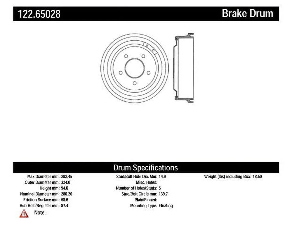 PREMIUM BRAKE DRUM