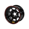 Wheel 14x7 D-Hole 5x 4.5in 2in BS Black