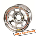 15x8 IMCA Wheel D-Hole Black 5x4.75