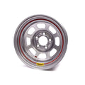 15X8 IMCA Wheel D-Hole Silver 5x4.75