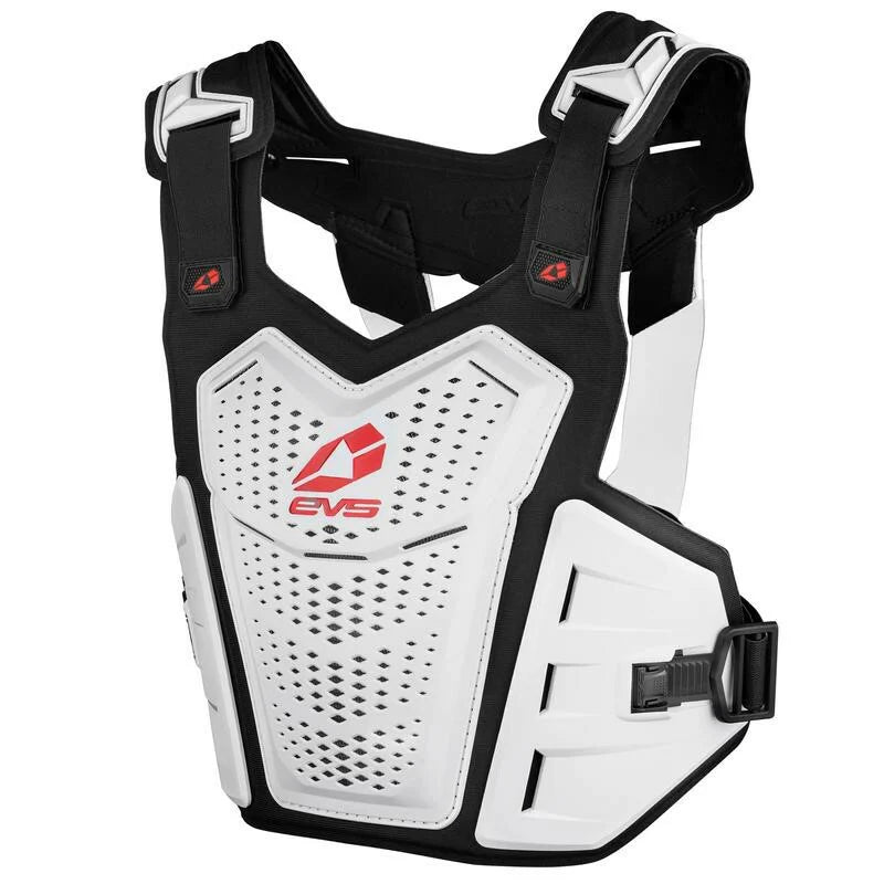 EVS F1 Roost Deflector White/Red - Small/Medium