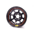 15x8 IMCA Wheel D-Hole Black 5x4.75