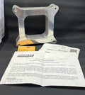 Moroso 4150/4160 Carburetor Spacer - Open Plenum - 2in - Cast Aluminum