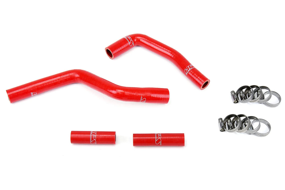 HPS Performance Red Reinforced Silicone Radiator Hose Kit for Yamaha 02-18 YZ125 2 Stroke