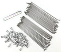 Excel Rear Spoke/Nipple Set (w/ Wrench) - 8 Gauge / 36 Qty - Silver