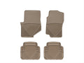 WeatherTech 02-04 Oldsmobile Bravada Front and Rear Rubber Mats - Tan