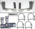 ~(4 lbs. 12X6X5)~ 2.5IN CHEVELLE HANGER kit