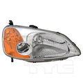 RH H/LAMP 4DR SDN; INCL SIDEMARKER/PARK/SIGNAL LMPS; W/O BULBS OR SOCKETS CIVIC 0103 HYBRID 0303